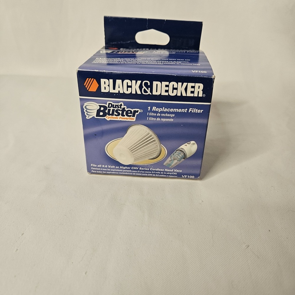 Black+Decker Replacement Filter For Dust Buster Cyclone PowerVac VF100